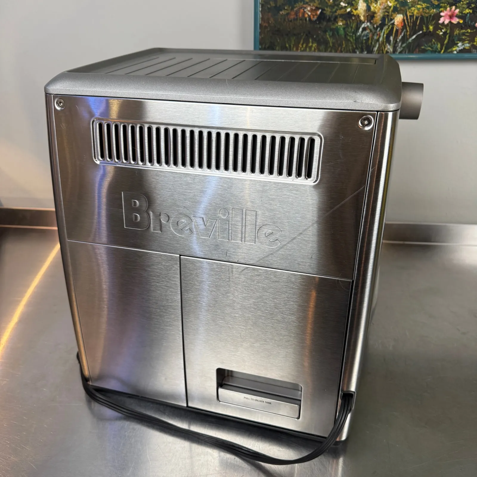Back panel of the Breville Dual Boiler BES920XL